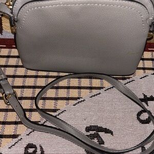 a new day Gray Pebbled Crossbody Bag with Adjustable Strap